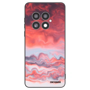 Picasee silikonowe czarne etui na OnePlus 13 5G - Sunset
