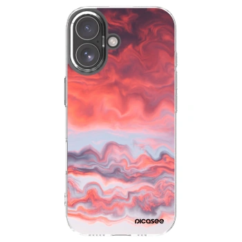 Picasee silikonowe przeźroczyste etui na Apple iPhone 17 - Sunset