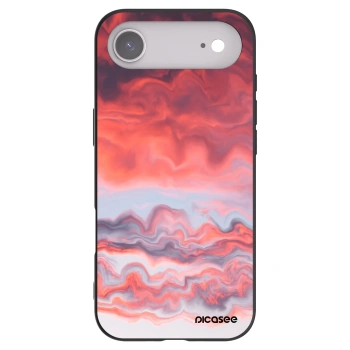 Picasee silikonowe czarne etui na Apple iPhone Air - Sunset