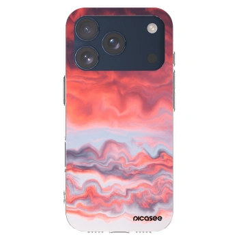 Picasee silikonowe przeźroczyste etui na Apple iPhone 17 Pro - Sunset