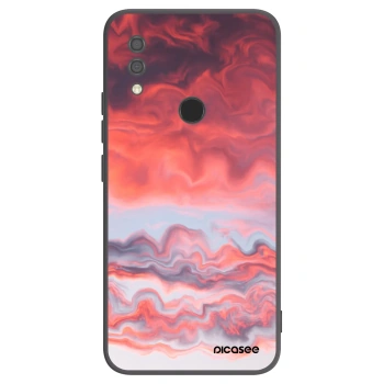 Picasee silikonowe czarne etui na Xiaomi Redmi 7 - Sunset