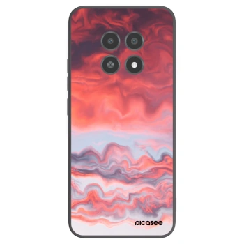 Picasee silikonowe czarne etui na Realme 12X - Sunset