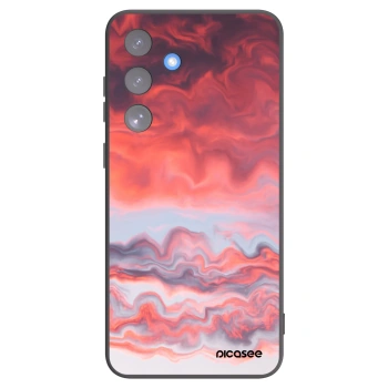 Picasee silikonowe czarne etui na Samsung Galaxy S25 FE 5G - Sunset