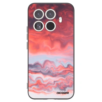 Picasee silikonowe czarne etui na Xiaomi 15T Pro - Sunset
