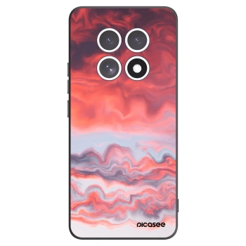 Picasee silikonowe czarne etui na Xiaomi Redmi Note 15 4G - Sunset