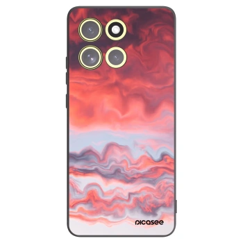 Picasee silikonowe czarne etui na Motorola Moto G86 Power 5G - Sunset