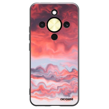Picasee silikonowe czarne etui na Honor Magic8 Lite 5G - Sunset