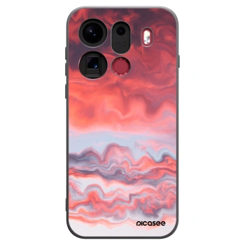 Picasee silikonowe czarne etui na OPPO Find X9 Pro - Sunset