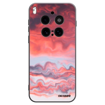 Picasee silikonowe czarne etui na Vivo X300 Pro - Sunset