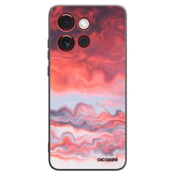 Picasee silikonowe czarne etui na Motorola Edge 60 Neo 5G - Sunset