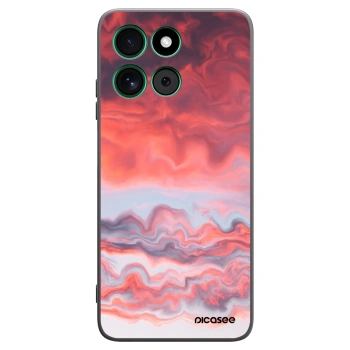 Picasee silikonowe czarne etui na Motorola Moto G57 Power - Sunset