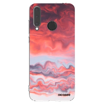 Picasee silikonowe przeźroczyste etui na Honor 20 Lite - Sunset