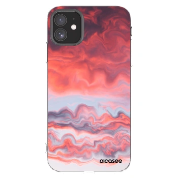 Picasee silikonowe przeźroczyste etui na Apple iPhone 11 - Sunset