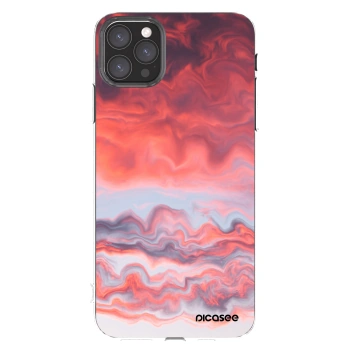 Picasee silikonowe przeźroczyste etui na Apple iPhone 11 Pro Max - Sunset
