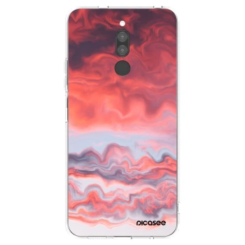 Picasee silikonowe przeźroczyste etui na Xiaomi Redmi 8 - Sunset