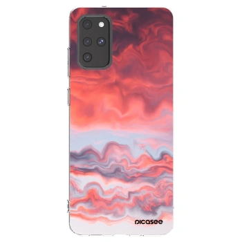 Picasee silikonowe przeźroczyste etui na Samsung Galaxy S20+ G985F - Sunset