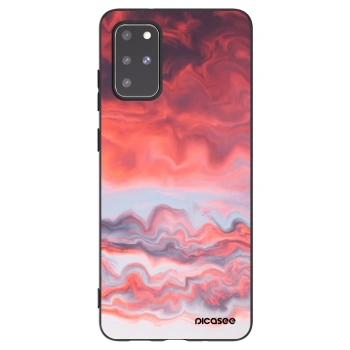Picasee silikonowe czarne etui na Samsung Galaxy S20+ G985F - Sunset