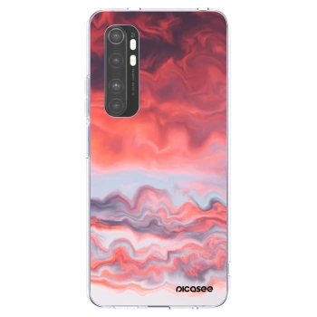 Picasee silikonowe przeźroczyste etui na Xiaomi Mi Note 10 Lite - Sunset