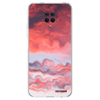 Picasee silikonowe przeźroczyste etui na Xiaomi Redmi Note 9S - Sunset