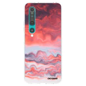Picasee silikonowe przeźroczyste etui na Xiaomi Mi 10 - Sunset