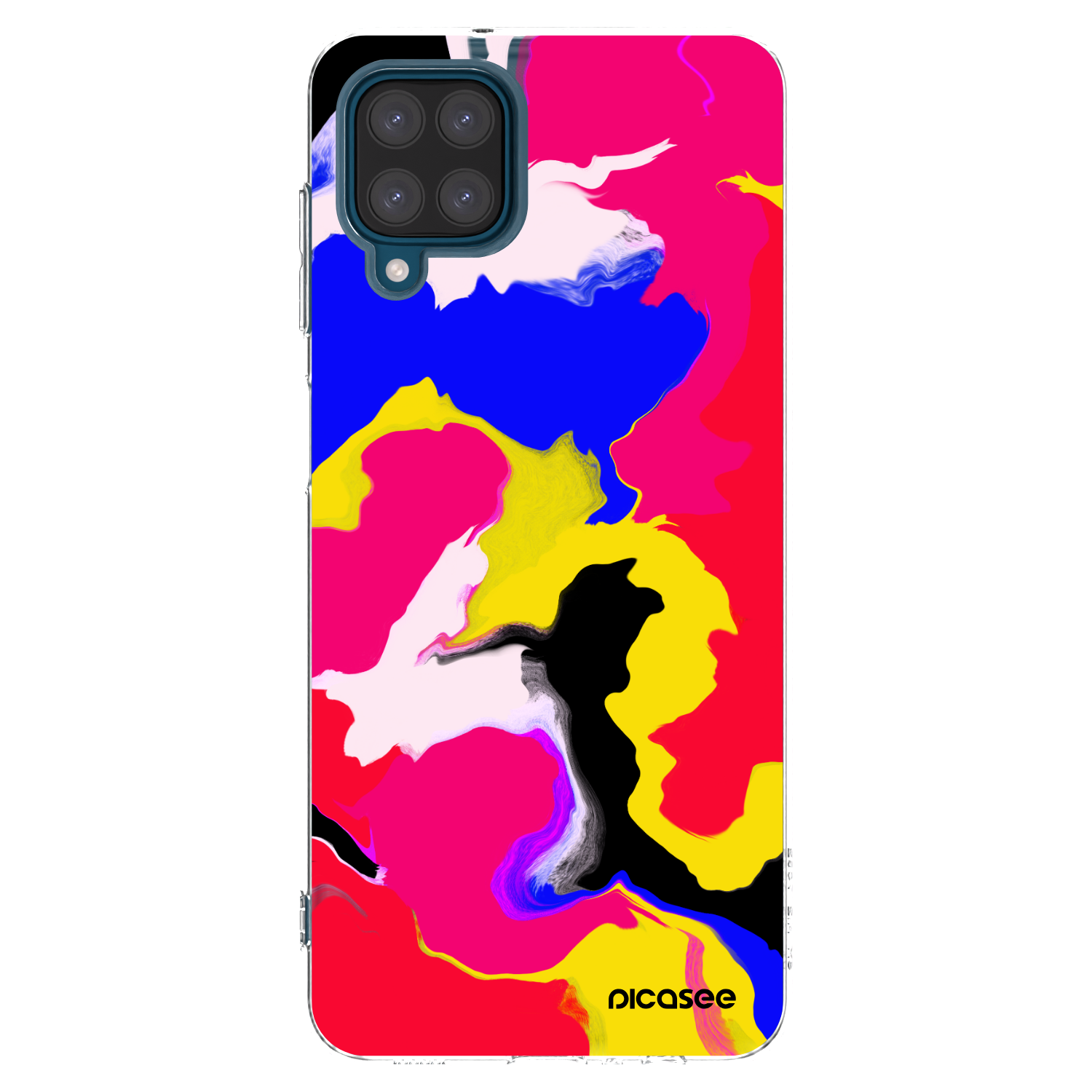 Picasee silikonowe przeźroczyste etui na Samsung Galaxy A12 A125F - Watercolor