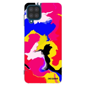 Picasee silikonowe przeźroczyste etui na Samsung Galaxy A12 A125F - Watercolor
