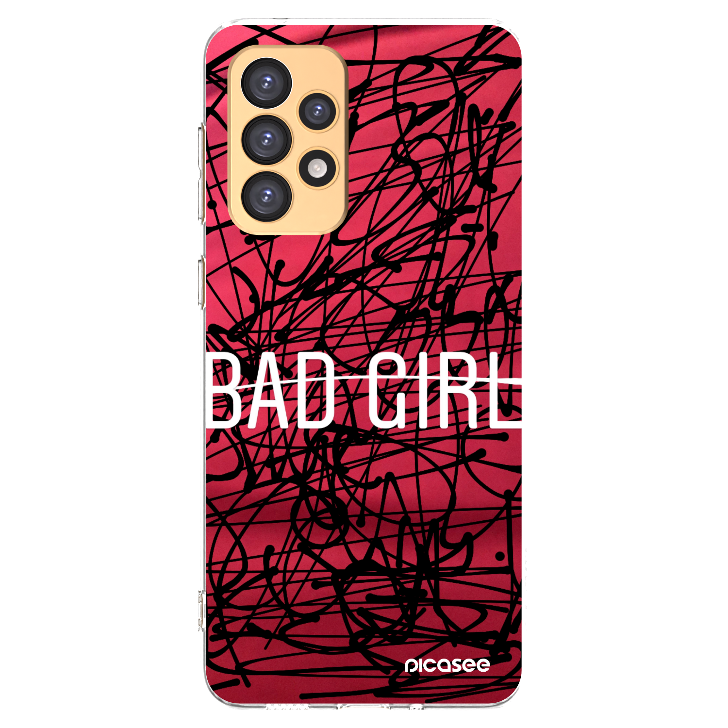 Picasee silikonowe przeźroczyste etui na Samsung Galaxy A33 5G A336 - Bad girl