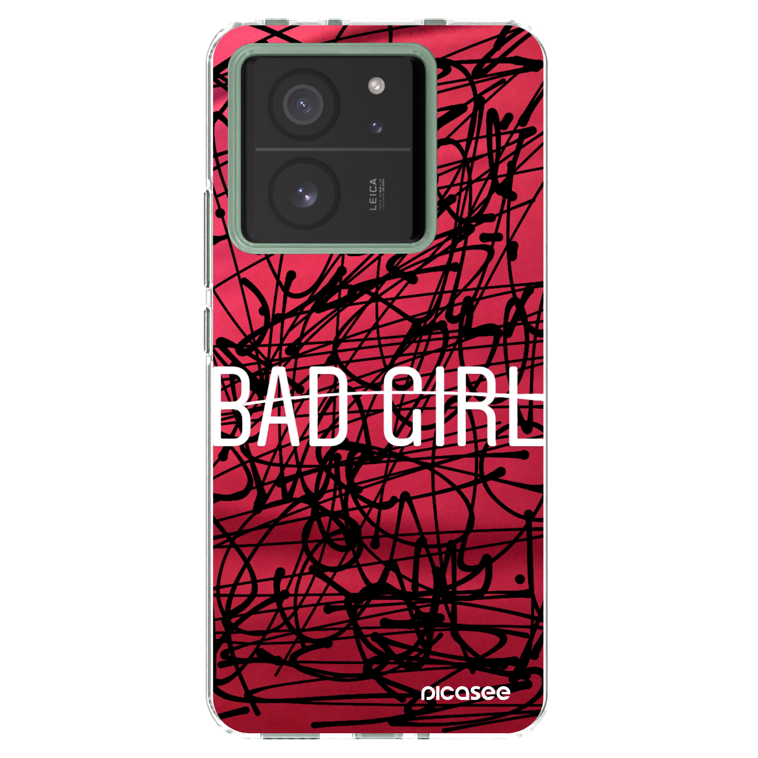 Picasee silikonowe przeźroczyste etui na Xiaomi 13T Pro - Bad girl