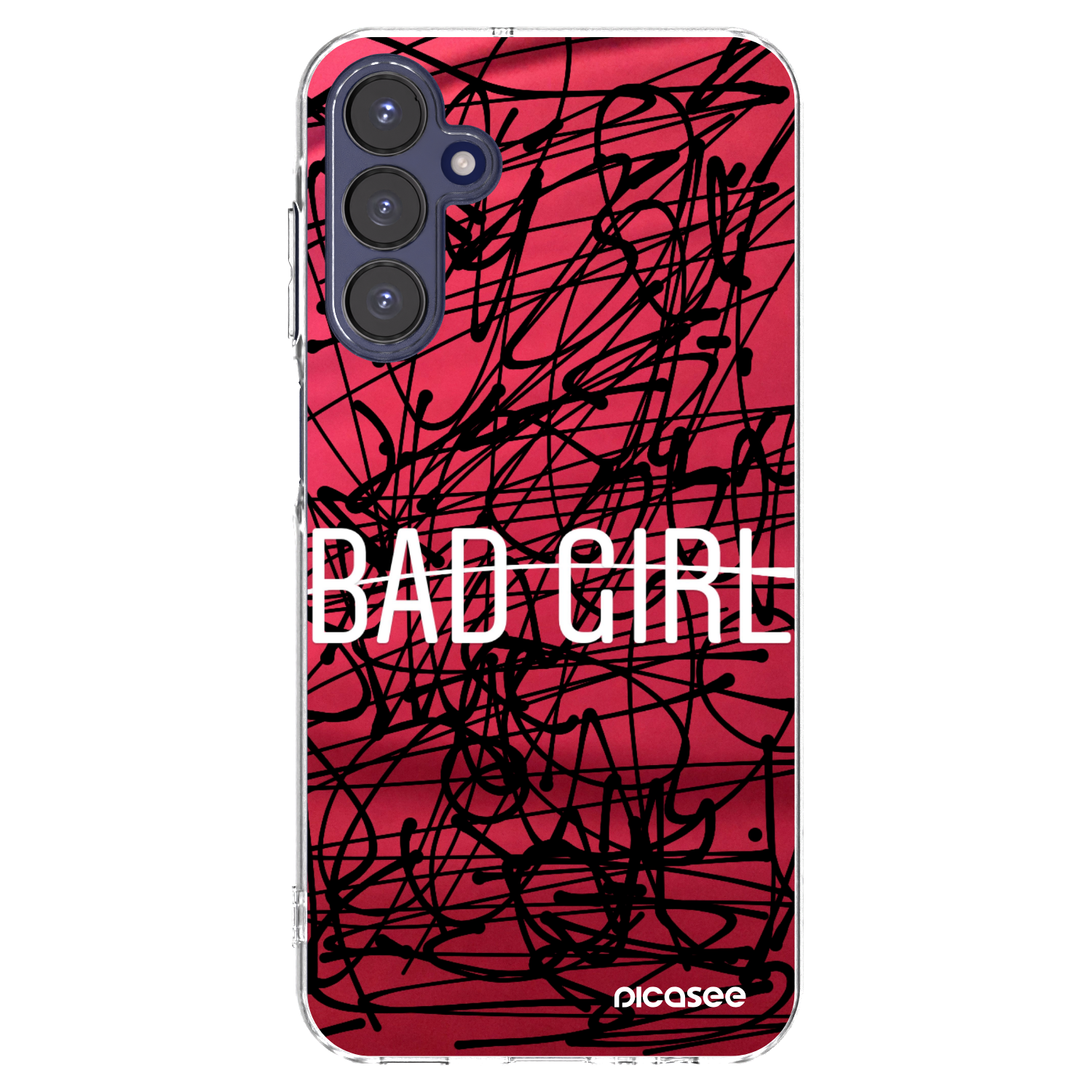 Picasee silikonowe przeźroczyste etui na Samsung Galaxy A15 A155F 4G - Bad girl