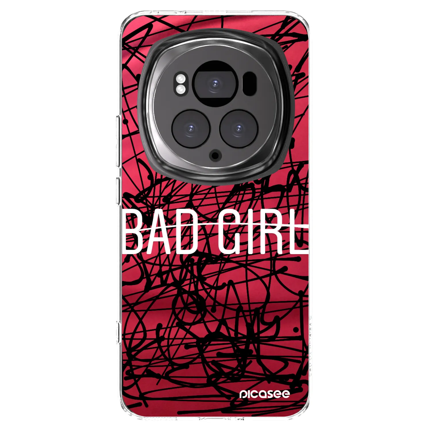 Picasee silikonowe przeźroczyste etui na Honor Magic6 Pro - Bad girl