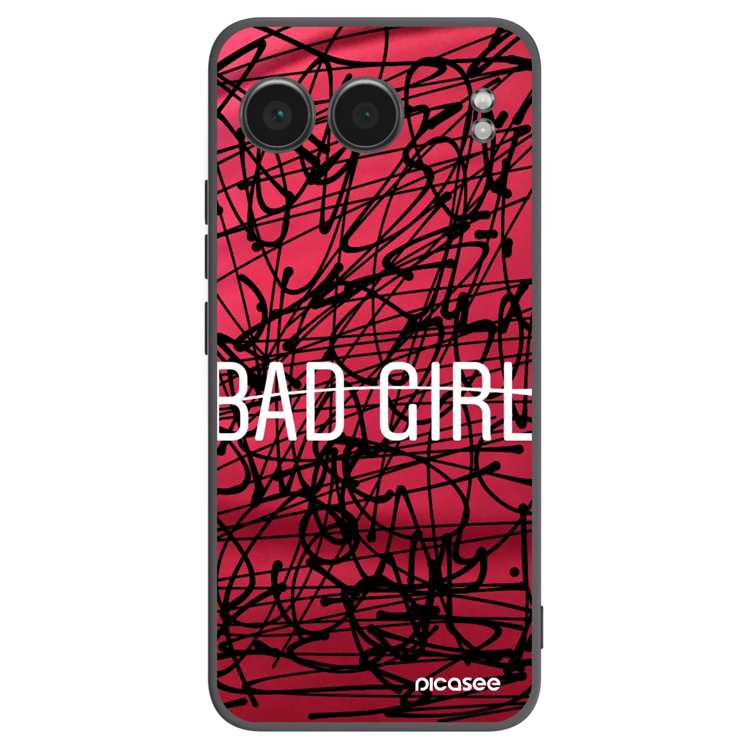 Picasee silikonowe czarne etui na OnePlus Nord 4 - Bad girl