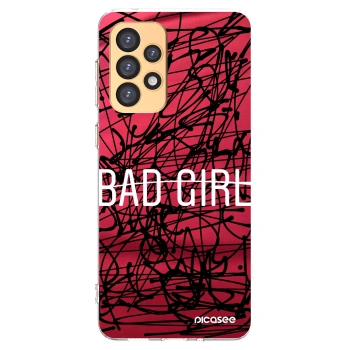 Picasee silikonowe przeźroczyste etui na Samsung Galaxy A33 5G A336 - Bad girl