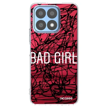 Picasee silikonowe przeźroczyste etui na Honor X8a - Bad girl