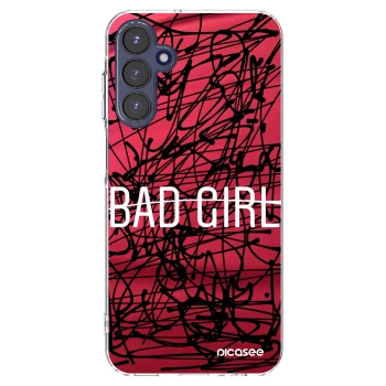 Picasee silikonowe przeźroczyste etui na Samsung Galaxy A15 A155F 4G - Bad girl