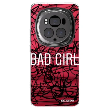 Picasee silikonowe przeźroczyste etui na Honor Magic6 Pro - Bad girl