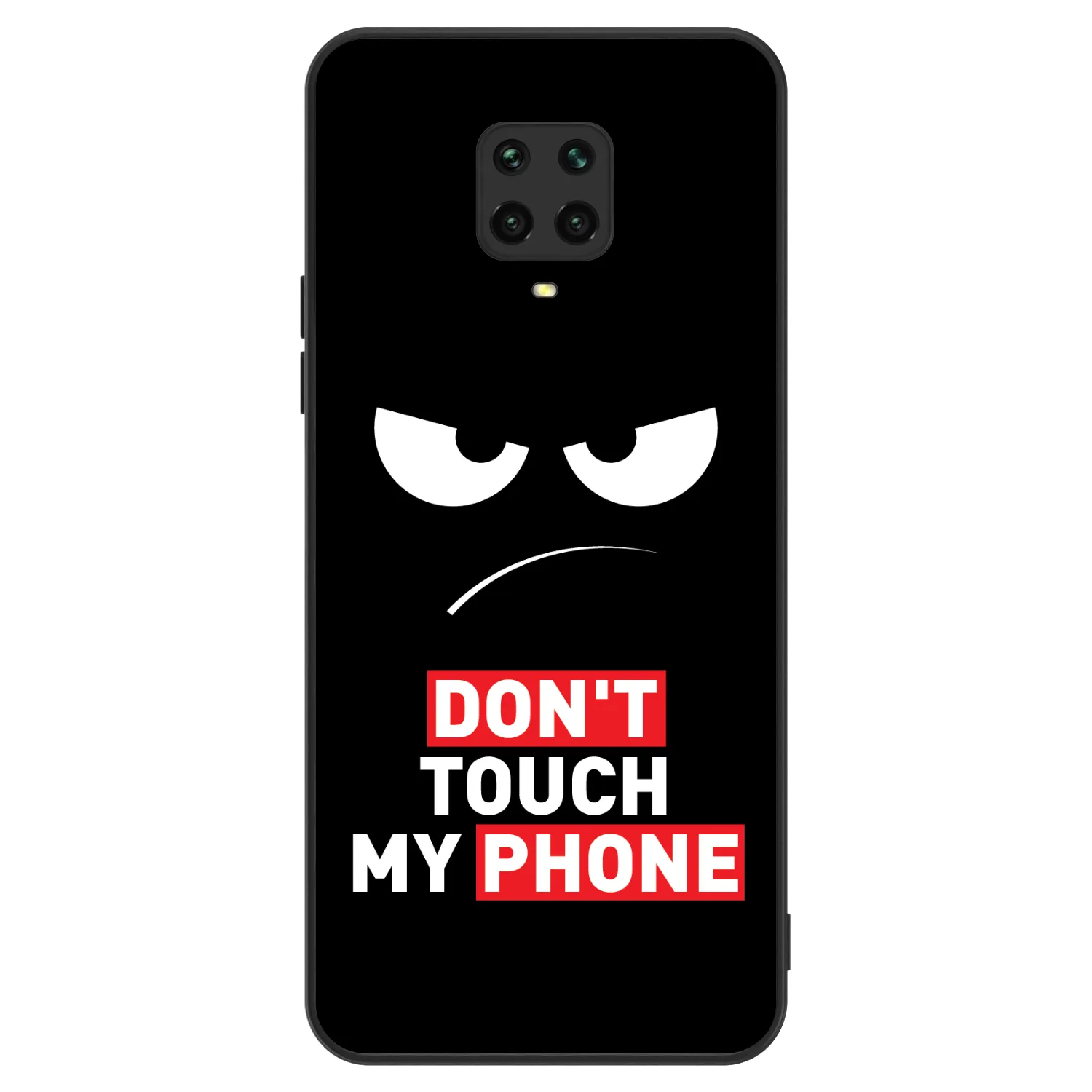 Picasee ULTIMATE CASE na Xiaomi Redmi Note 9 Pro - Angry Eyes - Transparent