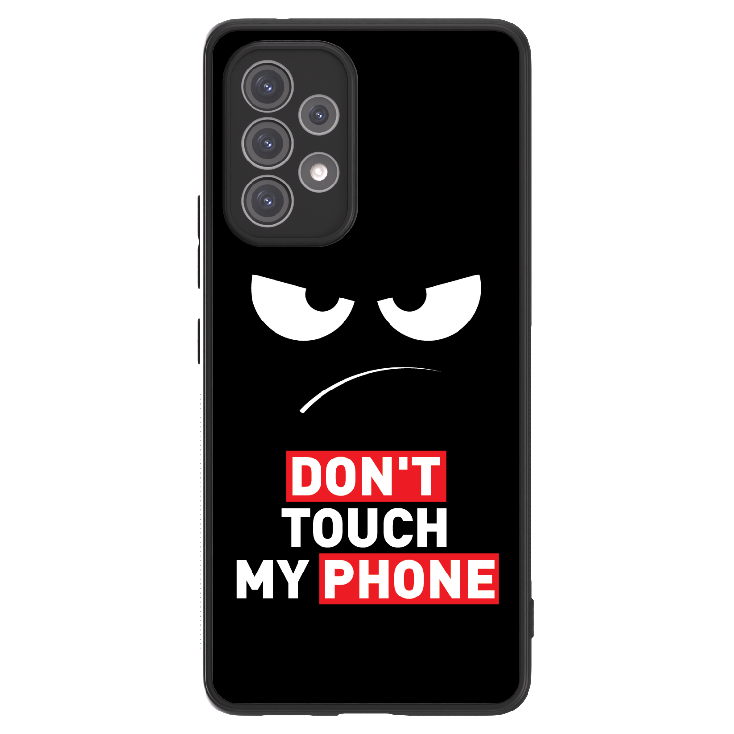 Picasee ULTIMATE CASE na Samsung Galaxy A52 5G A525F - Angry Eyes - Transparent