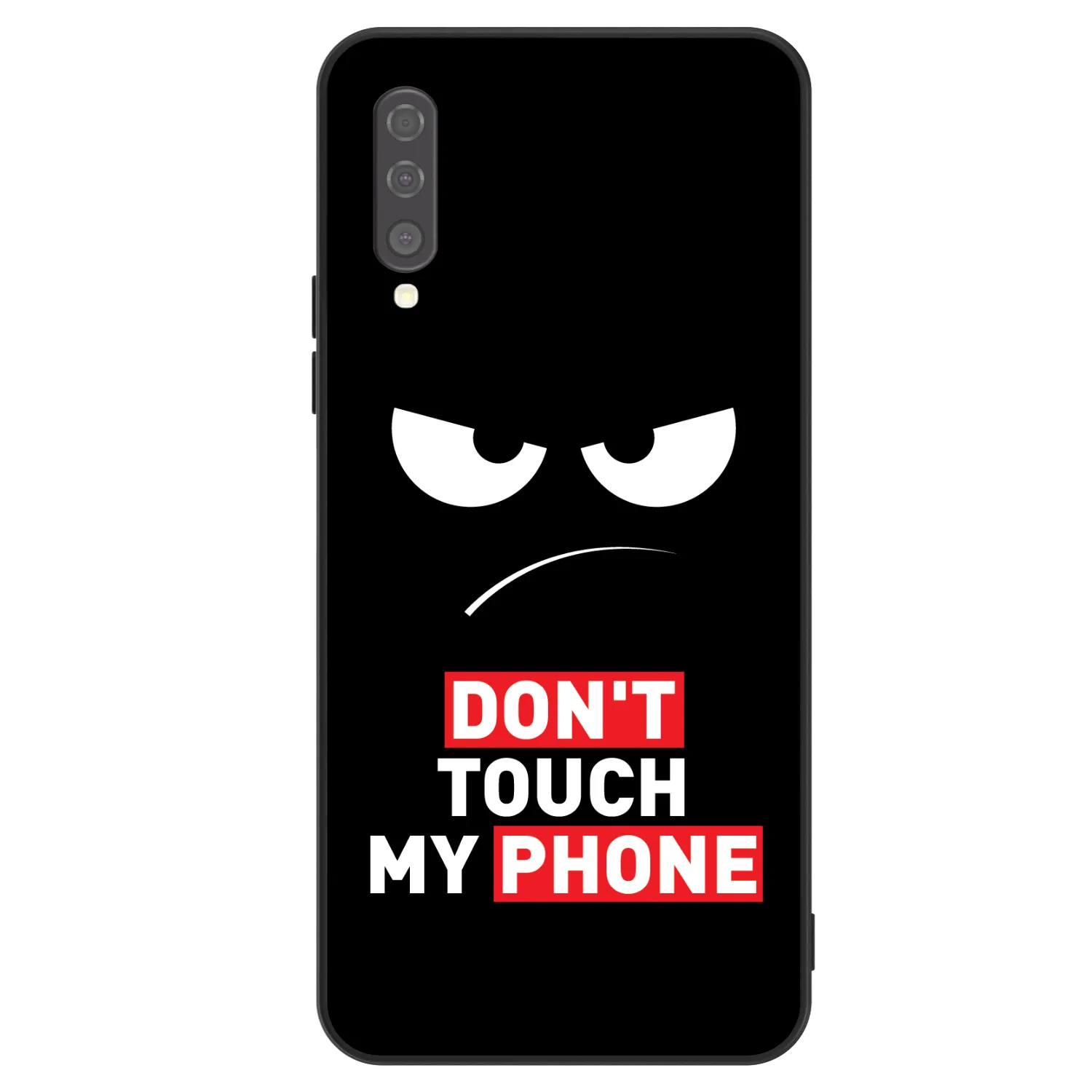Picasee ULTIMATE CASE na Samsung Galaxy A50 A505F - Angry Eyes - Transparent