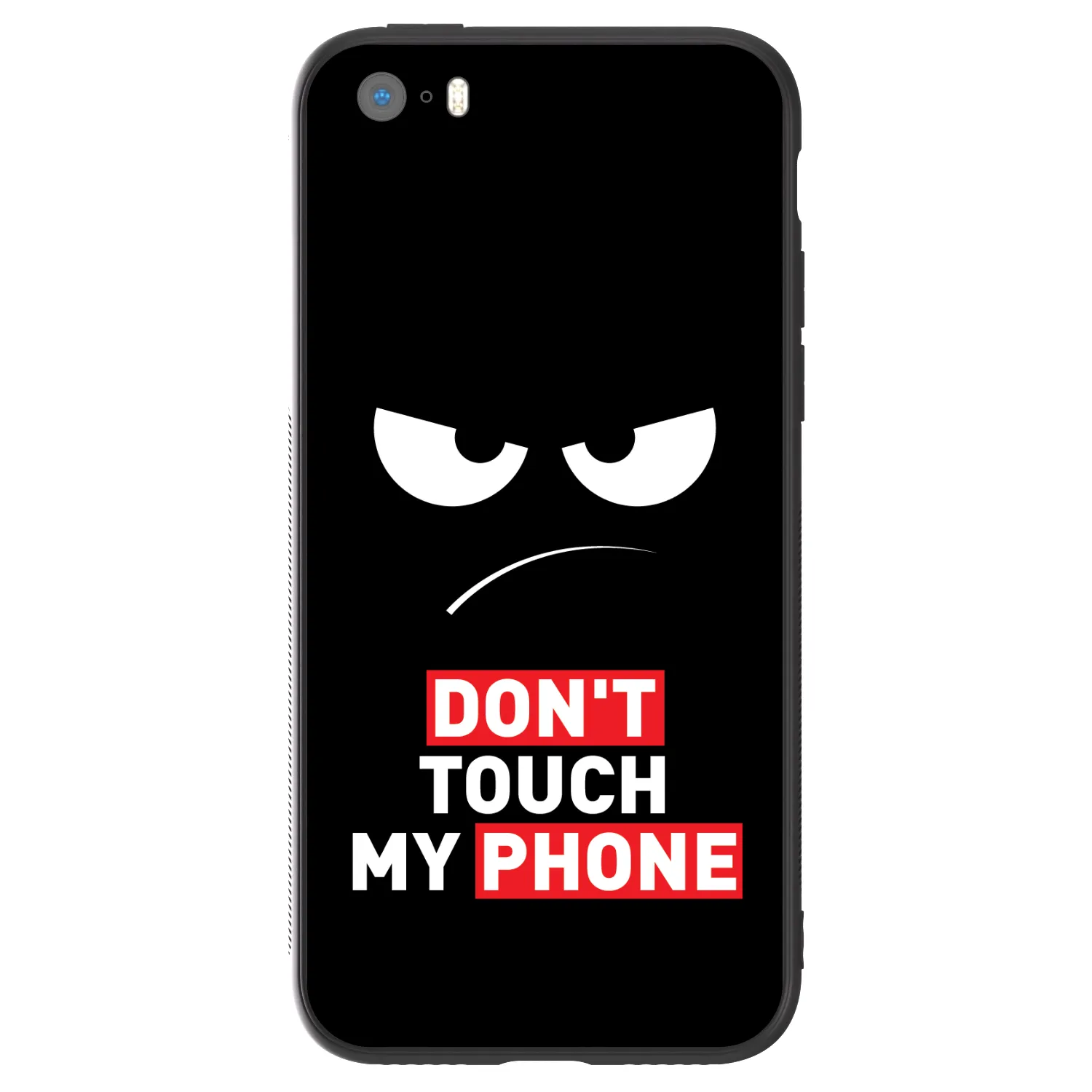 Picasee ULTIMATE CASE na Apple iPhone 5/5S/SE - Angry Eyes - Transparent