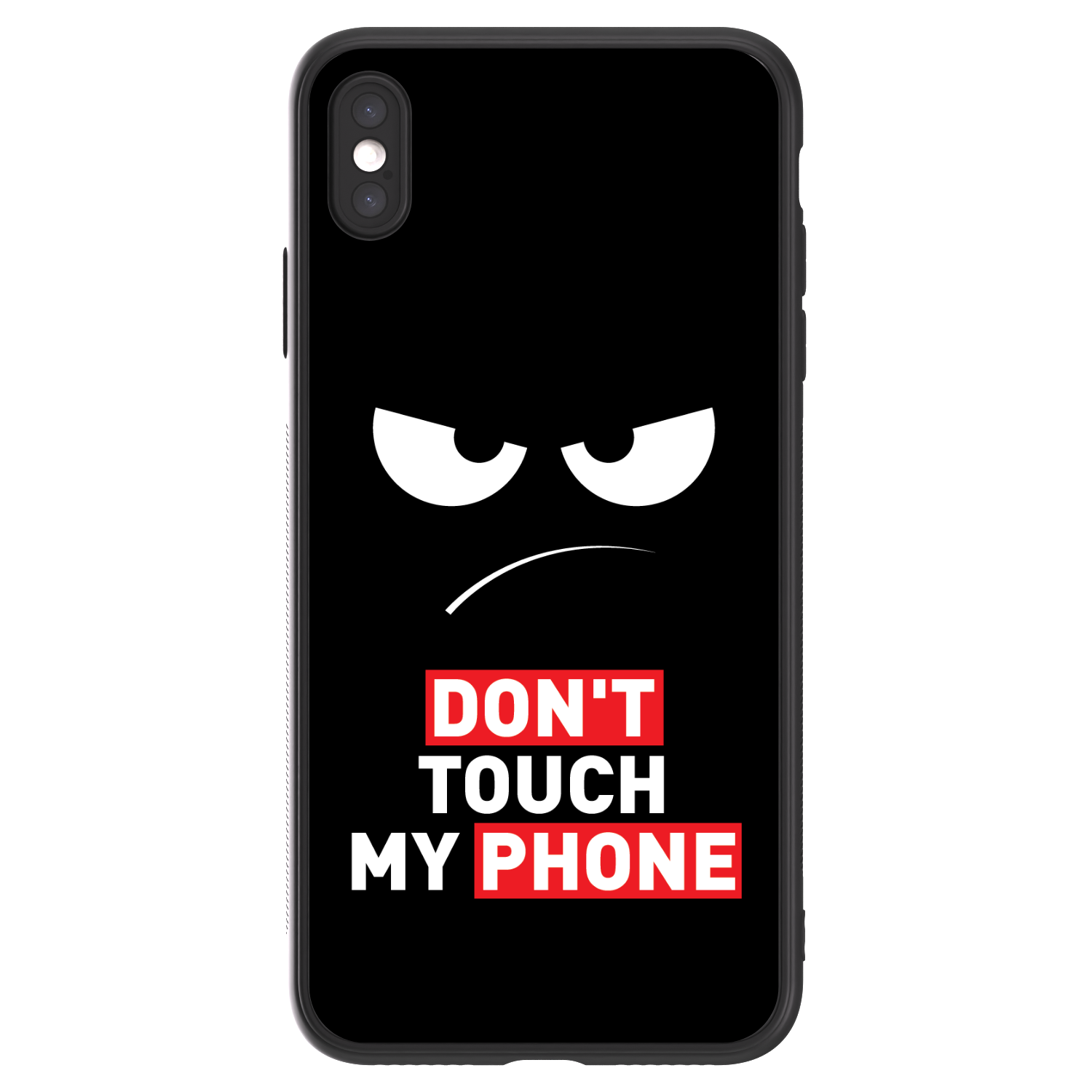 Picasee ULTIMATE CASE na Apple iPhone XS Max - Angry Eyes - Transparent