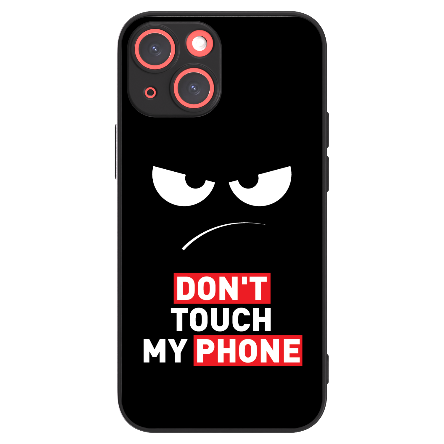 Picasee ULTIMATE CASE na Apple iPhone 13 mini - Angry Eyes - Transparent