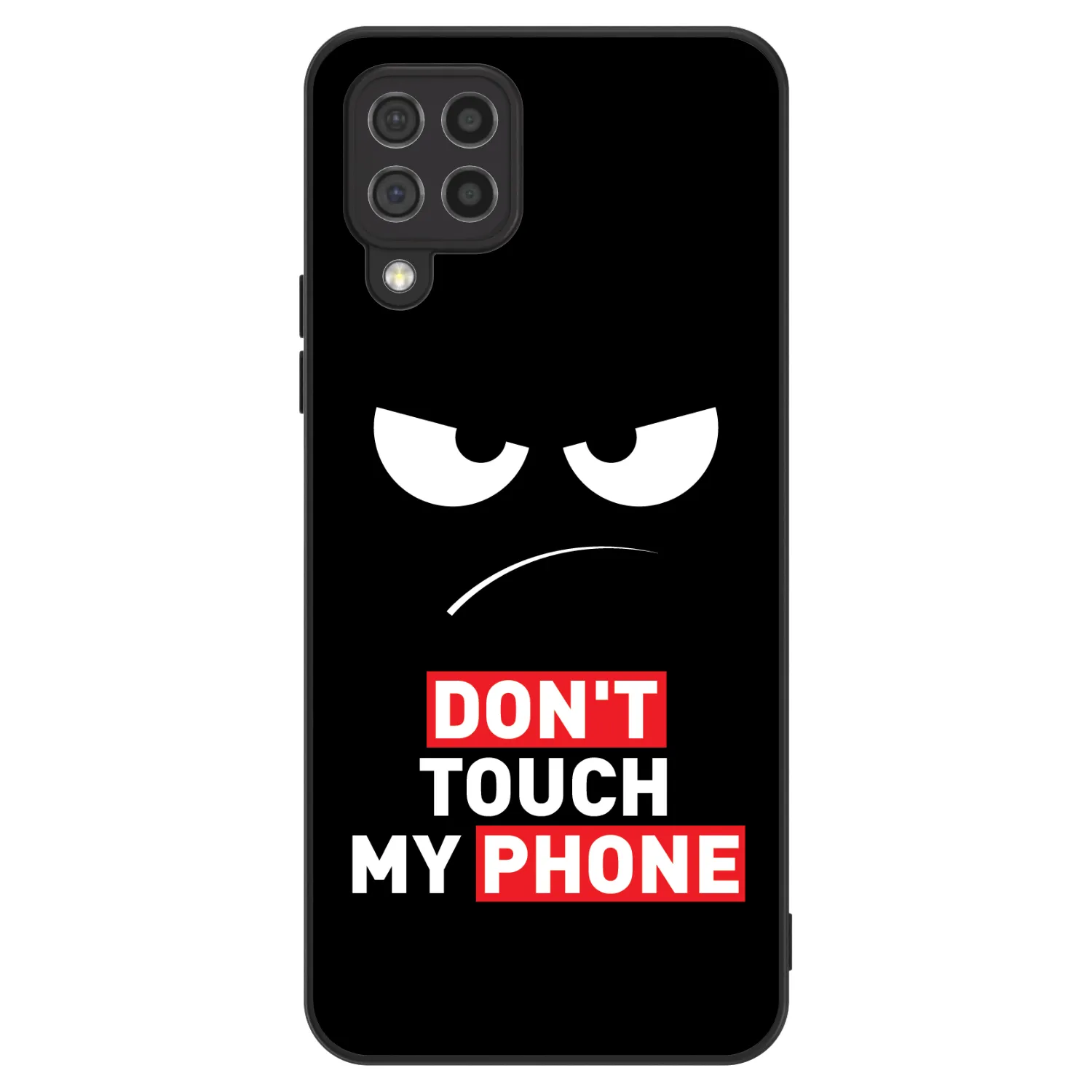 Picasee ULTIMATE CASE na Samsung Galaxy A22 A225F 4G - Angry Eyes - Transparent