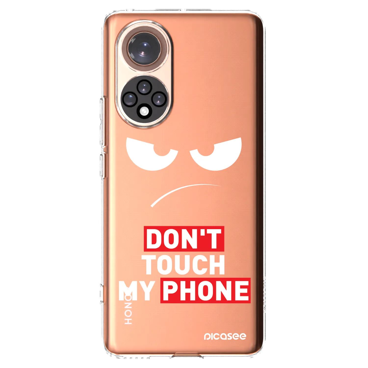 Picasee silikonowe przeźroczyste etui na Honor 50 5G - Angry Eyes - Transparent