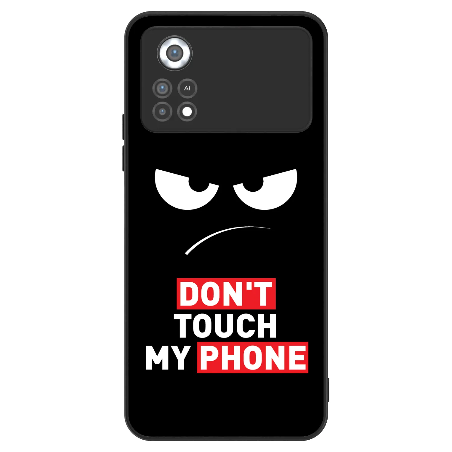 Picasee ULTIMATE CASE na Xiaomi Poco X4 Pro 5G - Angry Eyes - Transparent