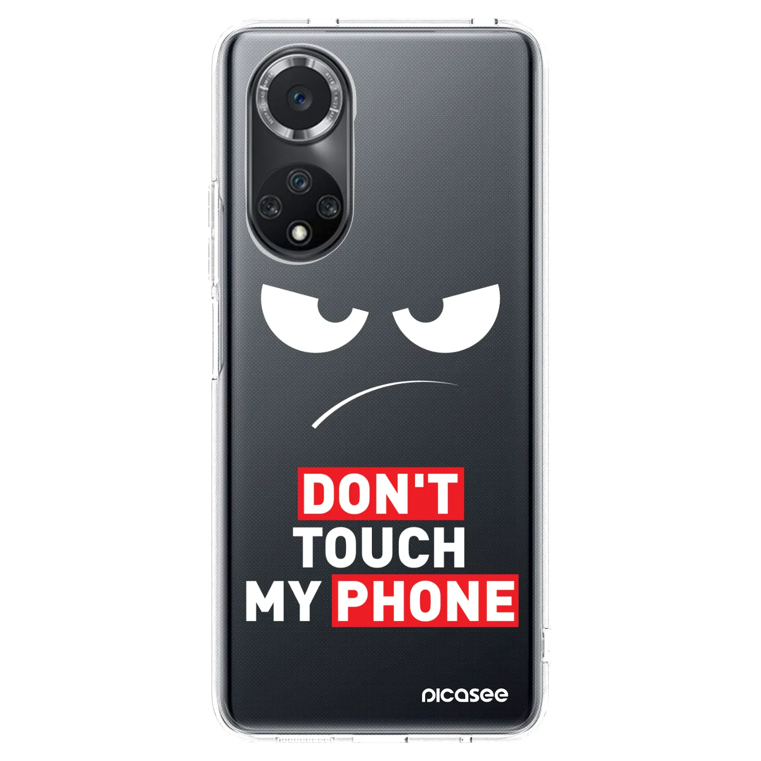 Picasee silikonowe przeźroczyste etui na Huawei Nova 9 SE - Angry Eyes - Transparent