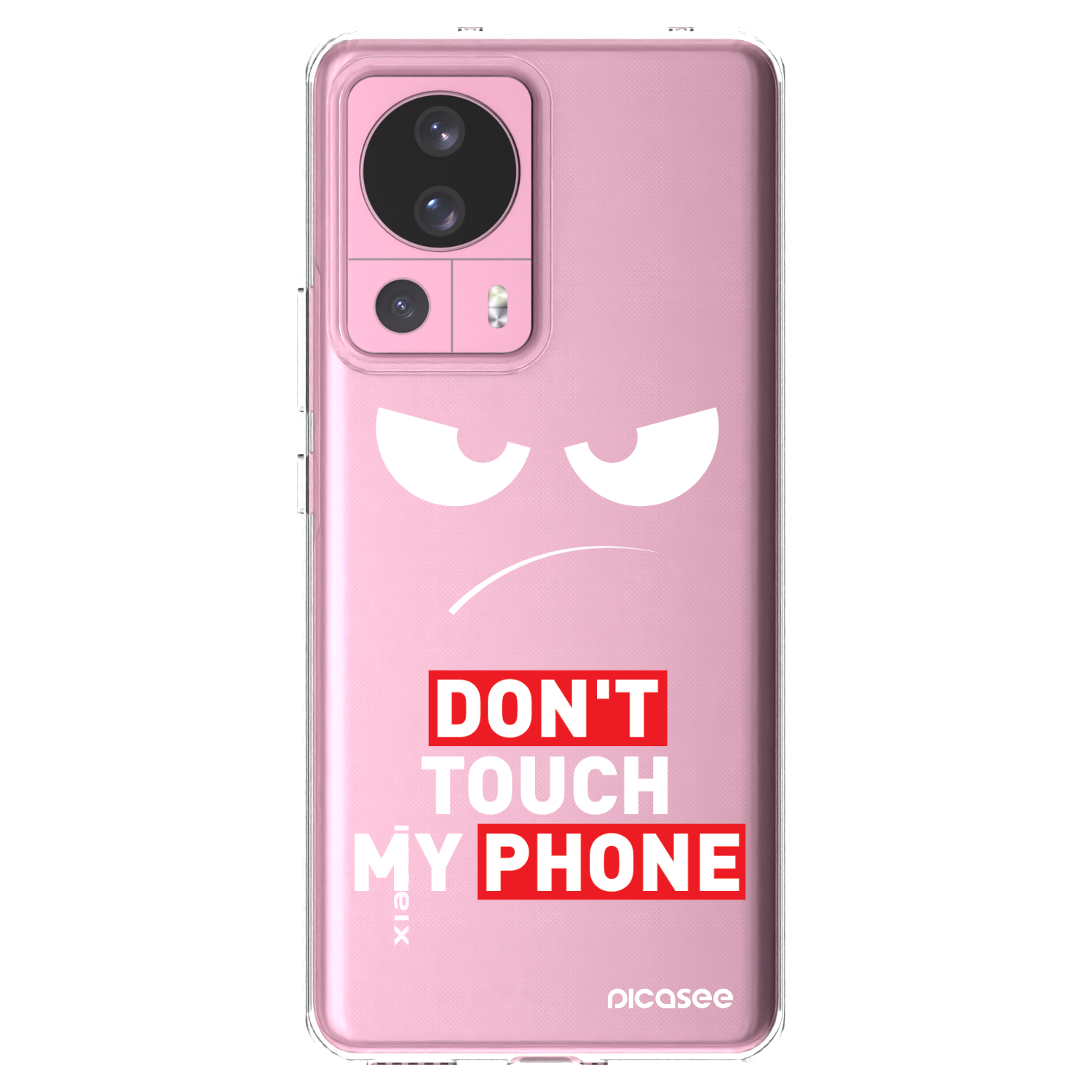 Picasee silikonowe przeźroczyste etui na Xiaomi 13 Lite - Angry Eyes - Transparent