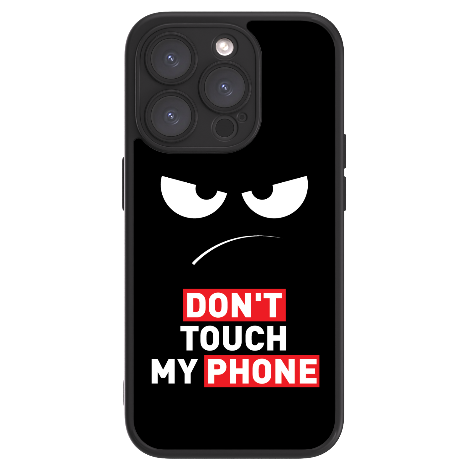 Picasee ULTIMATE CASE na Apple iPhone 15 Pro - Angry Eyes - Transparent