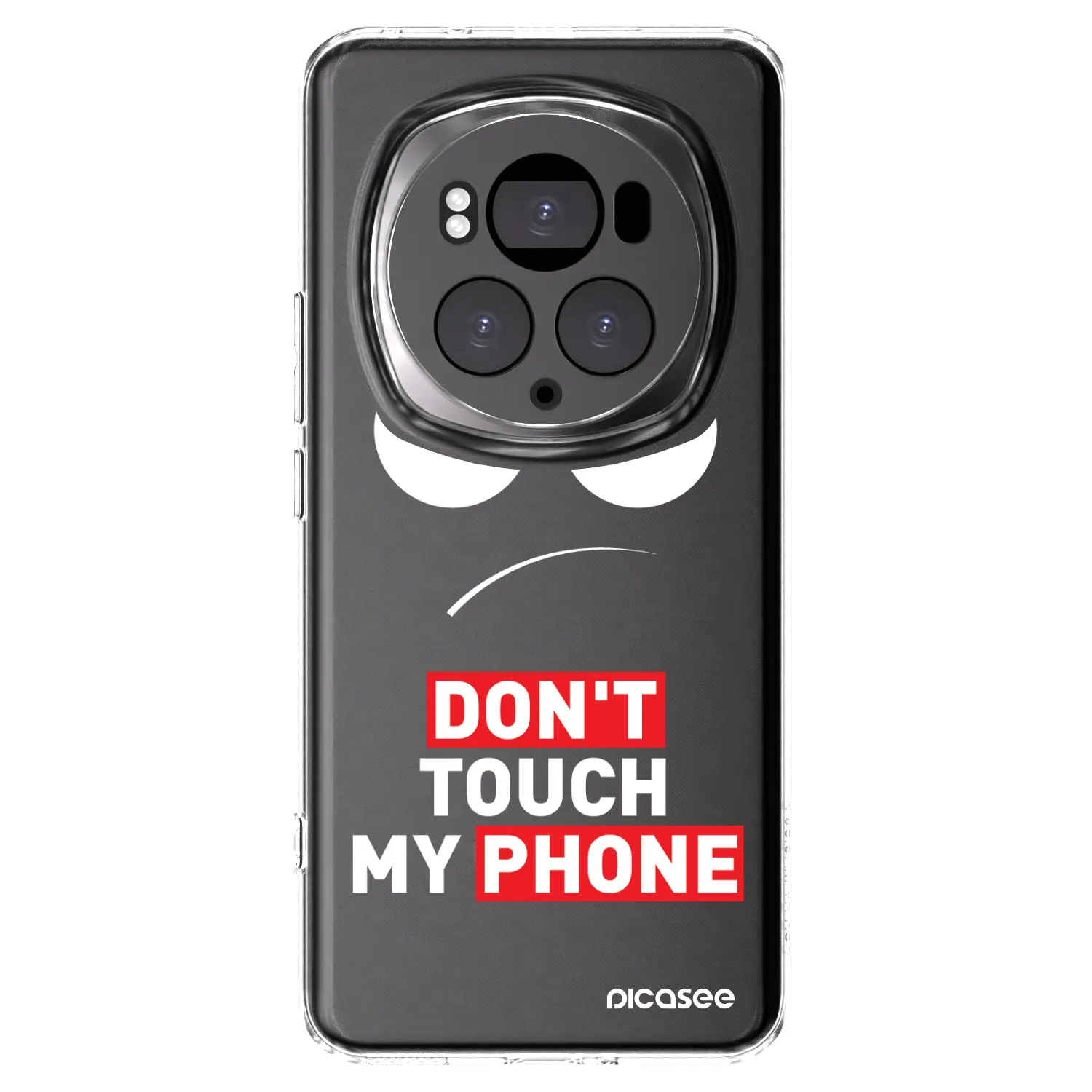 Picasee silikonowe przeźroczyste etui na Honor Magic6 Pro - Angry Eyes - Transparent