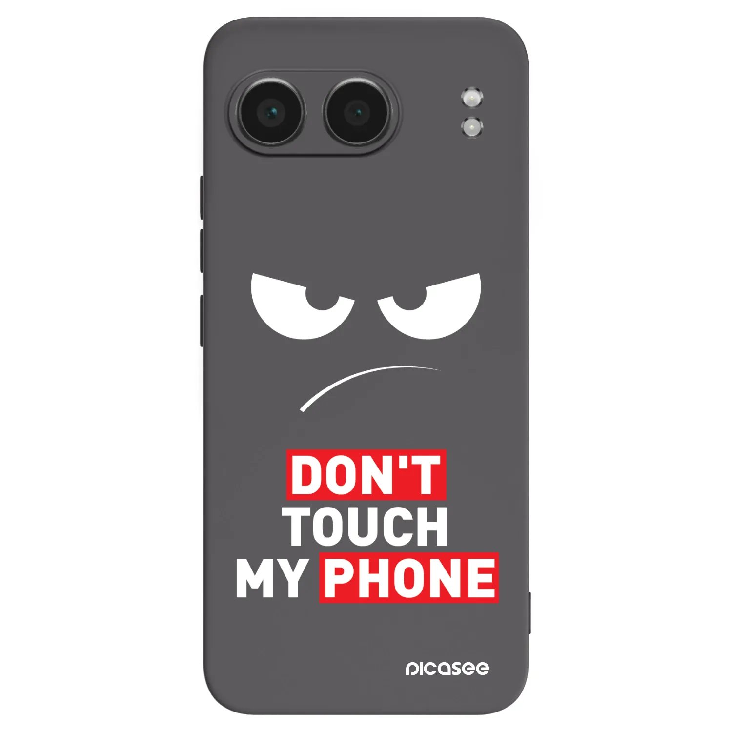 Picasee silikonowe czarne etui na OnePlus Nord 4 - Angry Eyes - Transparent
