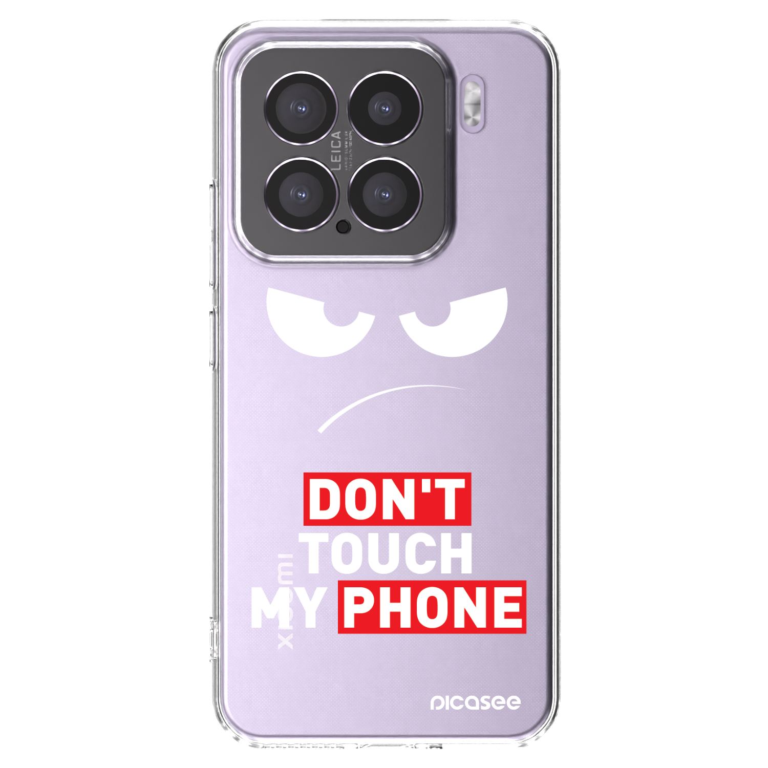 Picasee silikonowe przeźroczyste etui na Xiaomi 15 - Angry Eyes - Transparent